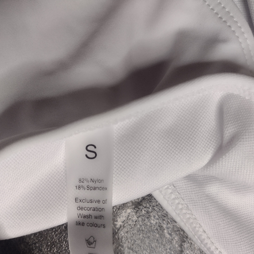 New! White White Triangle Bikini - Picture 3 of 3